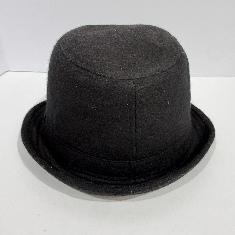 Milani Men Hat S/M Black 5% Wool 95 Polyester Designed in Italy - Picture 16 of 16